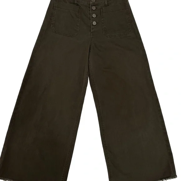 Elizabeth and James Carmine Cropped
Button Fly Wide Leg Jeans Size 26. C… - Picture 7 of 15